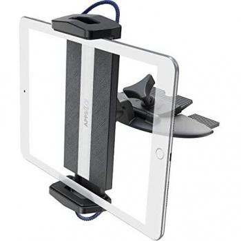 APPS2Car Soporte Tablet Coche, Soporte Universal de 360º para Soporte De Tablet para Ranura De CD De Coche, Soporte De Coche para Tableta para Teléfono Y Tableta