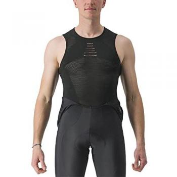 Camiseta Interior Sin Mangas Castelli Core Seamless Negra XXL
