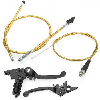 Alamor Palanca Del Freno Del Cable Del Embrague Para Crf50 Ssr Klx 110Cc 125Cc 150Cc Pit Dirt Bike-Yellow