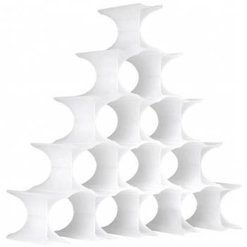 Kartell Infinity Bottellero, Blanco, 5.7 x 9.5 x 16 cm