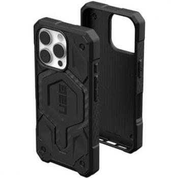 Funda UAG Monarch Pro MagSafe para iPhone 16 Pro - Carbono, Protección Antibacteriana y 5 Capas de Seguridad