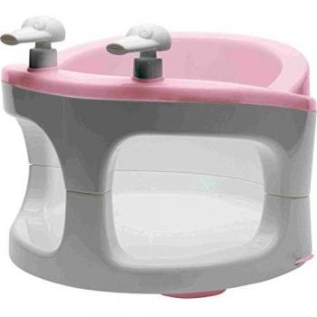 Bébé-Jou 417505 - Asiento para el baño, con dosificadores, color rosa