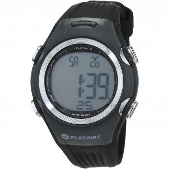 Platinet PHR117G - Reloj pulsómetro, color negro, talla M