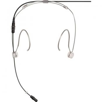 Shure DuraPlex DH5 Omnidirectional Headset Microphone with LEMO Connector - Black