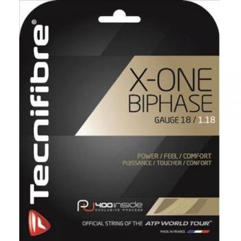 Tecnifibre - X-One bifásico - 12,2 M - Rojo | 1,18 mm Rojo Rojo Talla:Natur|1,18mm