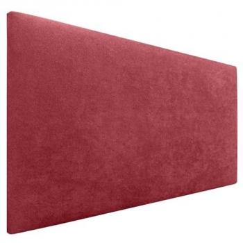 Cabecero Tapizado de Polipiel o Tela AQUALINE Liso Rojo 90cm para Camas 70/80/90
