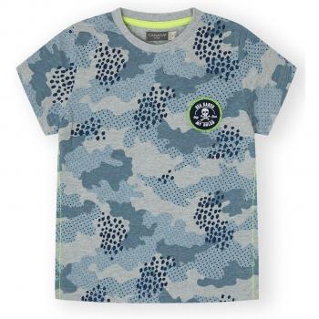 Camiseta de niño estampada de manga corta 100% algodón