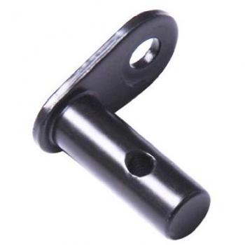 Enganche desmontable para remolque de bicicleta infantil HOMCOM, acero al carbono, color negro