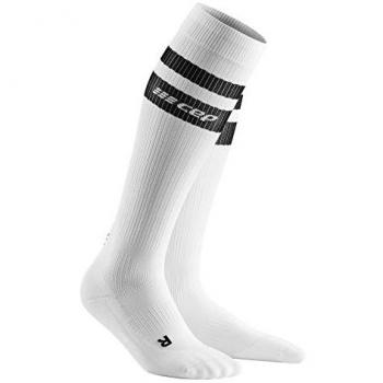 CEP Calcetines Largos Classic 80's Blanco Unisex-Adulto 38-40
