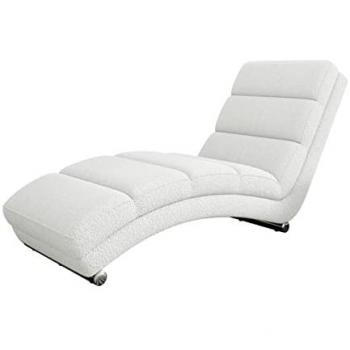 Diván Comfivo 172 Baloo 2073, Tapiz Blanco, 180x62x84cm, Patas de Plástico