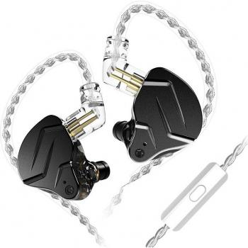 Auriculares KZ ZSN Pro X Metal 1BA+1DD Híbridos HiFi con Cancelación de Ruido y Graves para Deportes