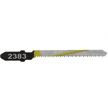 Pack Doble de Hojas de Sierra de Calar Wolfcraft 2383000, Vástago en T/HCS para Corte Curvado Limpio y Fino