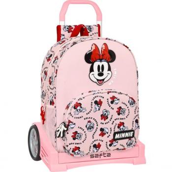Mochila con Carro Evolution Minnie Mouse Me Time Safta 612312860
