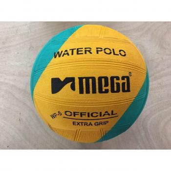 Mega diseño de remolino de agua bola de polo – azul amarillo verde tamaño 5
