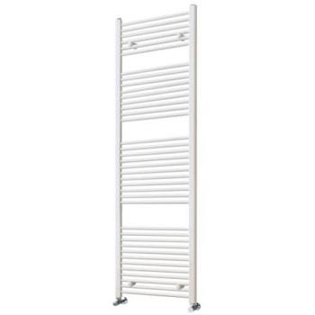 Toallero Secatoallas 180 cm x 50 cm para Circuito de Agua Caliente, Acabado Blanco Brillo/Mate, Fabricado en Acero