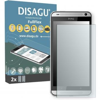 2 Disagu FullFlex protector pantalla para HTC Desire 7060 Dual SIM protectores de pantalla