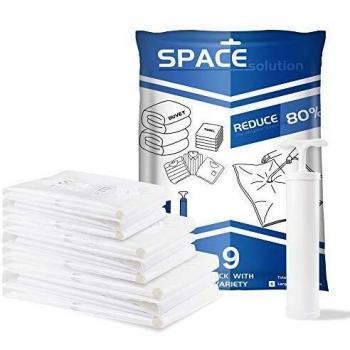 Bolsas de Almacenaje al Vacío, 9 Unidades para Ahorrar Espacio
