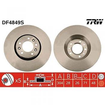 TRW AUTOMOTIVE AFTERMARKET DF4849S Frenos