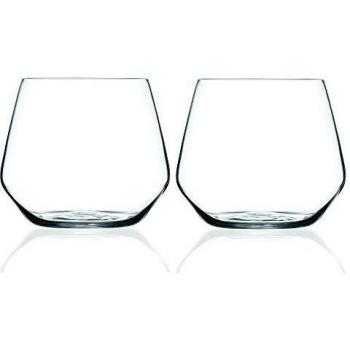 MasterPro Q3566 Set 2 vasos de agua 38 cl de cristal Bergner colección Barware