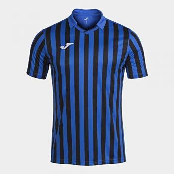 Camiseta de fútbol Joma Copa II manga corta hombre/niño color royal negro