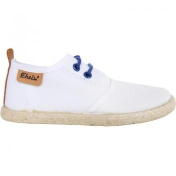 Zapatillas Unisex para Niños CHEIW 47108 Blanco-Camel Talla 22