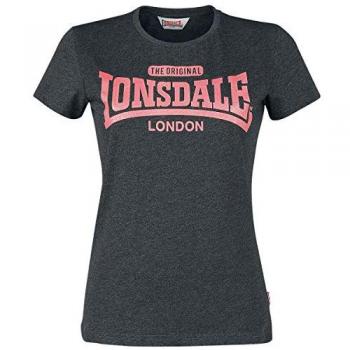 Lonsdale Bylchau Men's Short Sleeve T-Shirt Set - White/Black XL