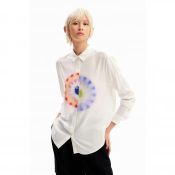 Camisa Desigual estampada blanco
