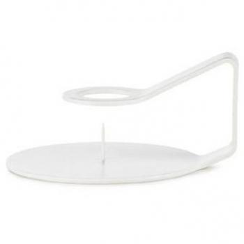 Normann Copenhagen Nocto - Soporte para velas, zinc, blanco