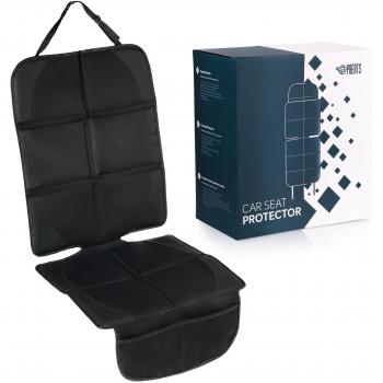 Paents - Protector Asiento Coche | Cubre Asientos | Funda Muy Resistente Con Bolsillos | Apto Para Sillita De Niños Compatible Con ISOFIX | Protege La Tapicería, Es Acolchado | Tamaño Universal