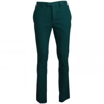 BENCIVENGA Green Tailored Cotton Formal Trousers - IT52 | L