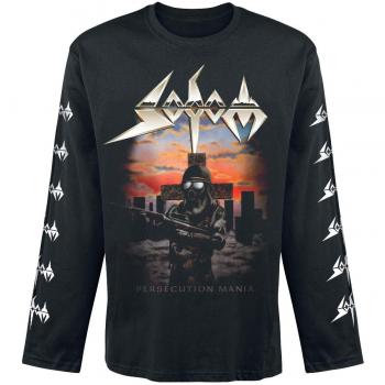 Sodom Persecution Mania Long Sleeve Shirt - Black - Men's Sizes S to XL