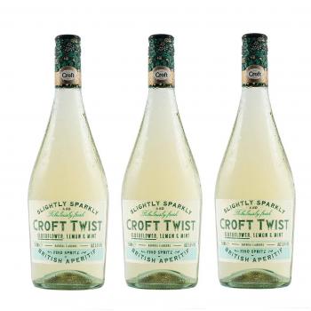 Croft Twist Vino Fino D.O. Jerez – 3 botellas de 750 ml – Total: 2250 ml