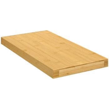 Estante de pared de bambú 40x20x2,5 cm
