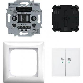 Busch-Jaeger Flex LED Dimmer Complete Set 62851 UJ-914-WL White