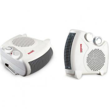 Calefactor Aire Básico 1000/2000W, 2 Niveles, Termostato - Silencioso, Compacto y Portátil