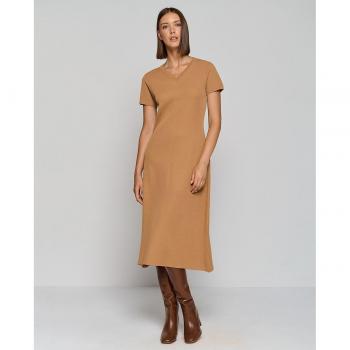 Roberto Verino - Vestido midi manga corta punto