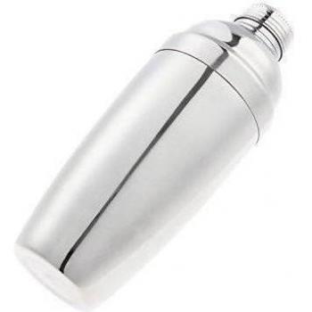 Coctelera de 1000ml (33,8oz), tres piezas, 24,5 x 10cm de altura, hecha de acero inoxidable, con recetas grabadas, Mod.cmSS-1000cc