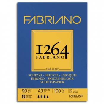 BLOCK DIB. FABRIANO 1264 A3 100h ENC - Pack de 5 unidades