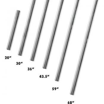 Gibraltar SC-GPR435 43.5-Inch Straight Rack Tube - Heavy-Duty, Durable Steel Construction