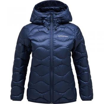 Chaqueta de Mujer Helium Down con Capucha Peak Performance azul sombra
