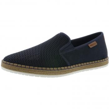 Mocasines Rieker B5265 - Confort excepcional, Azul noche / Marrón, Talla 46 EU / 11 UK