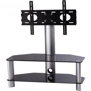 Hama Soporte Mueble de televisión, VESA 600 x 400, Máx 40 kg, 2 estantes 1050 mm, Negro