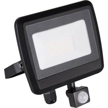 Proyector LED Kanlux Antem 30W Negro IP44 2400lm 4000K con Detector de Movimiento