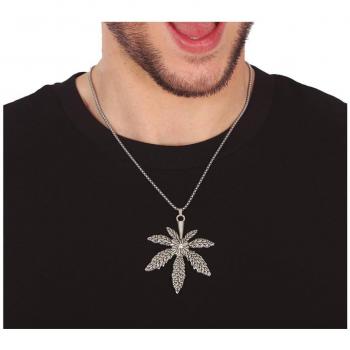 Colgante de Marihuana metálico