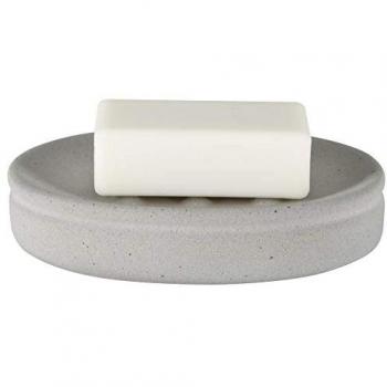 Jabonera de Cerámica Spirella Cemento Gris 14 x 10 x 3 cm