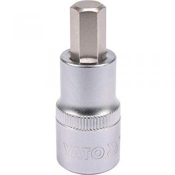 Set de conectores Yato YT-04385 - Piezas insertables de llave de cubo, Socket bit hex 1/2 10mm l55mm
