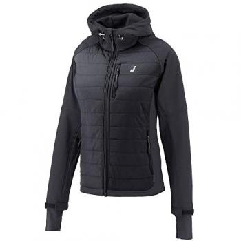 Anorak de montaña Joluvi Hybrid Shell mujer negro