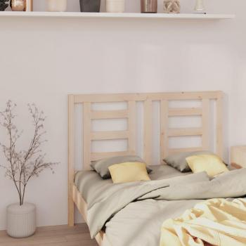Cabecero de cama 146x4x100 cm madera maciza de pino