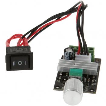 CC de 6v A 28v 3a controlador de Velocidad del Motor 80w PWM Ajustable del Interruptor de Inversión