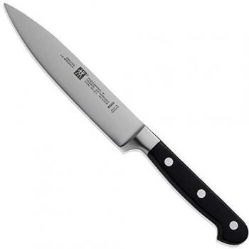ZWILLING Cuchillo para carne, Longitud de la hoja: 16 cm, Hoja grande, Mango especial de acero inoxidable/plástico, Profesional S